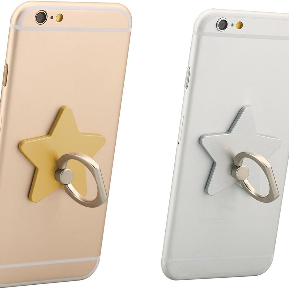 z179 4 pcs Cell Phone Holder,Star Phone Ring Kickstand,Universal 360 Rotation Ce - Picture 2 of 7